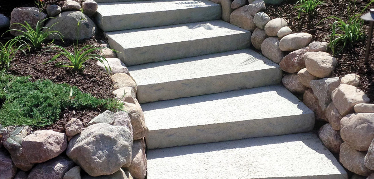 Texturized Step Textured Steps | Canlok Stone