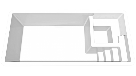 Jericoacoara Rectangle Pool With Spa