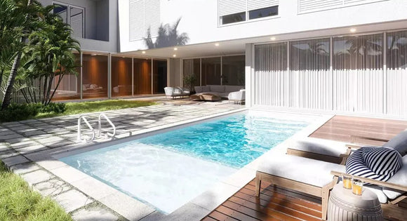 Santa Marta Rectangle Pool with Tanning Ledge